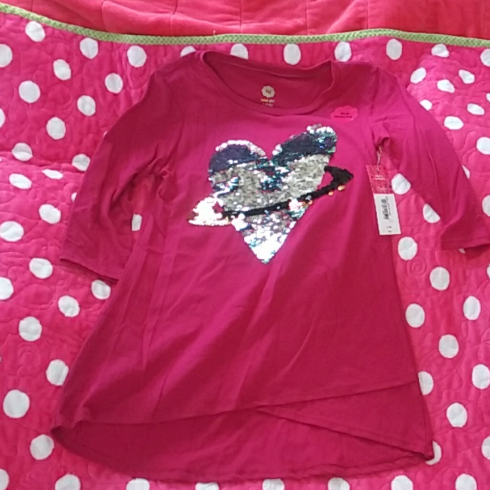 Total girl tunic shirt large 14